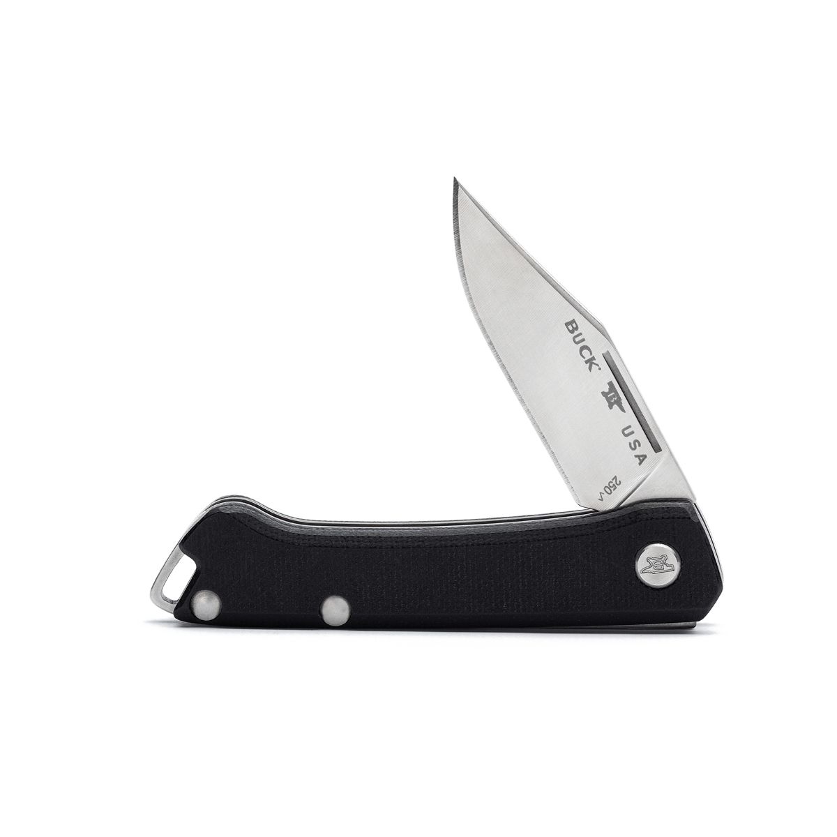 Buck 250 Saunter Clip Knife - Black Micarta
